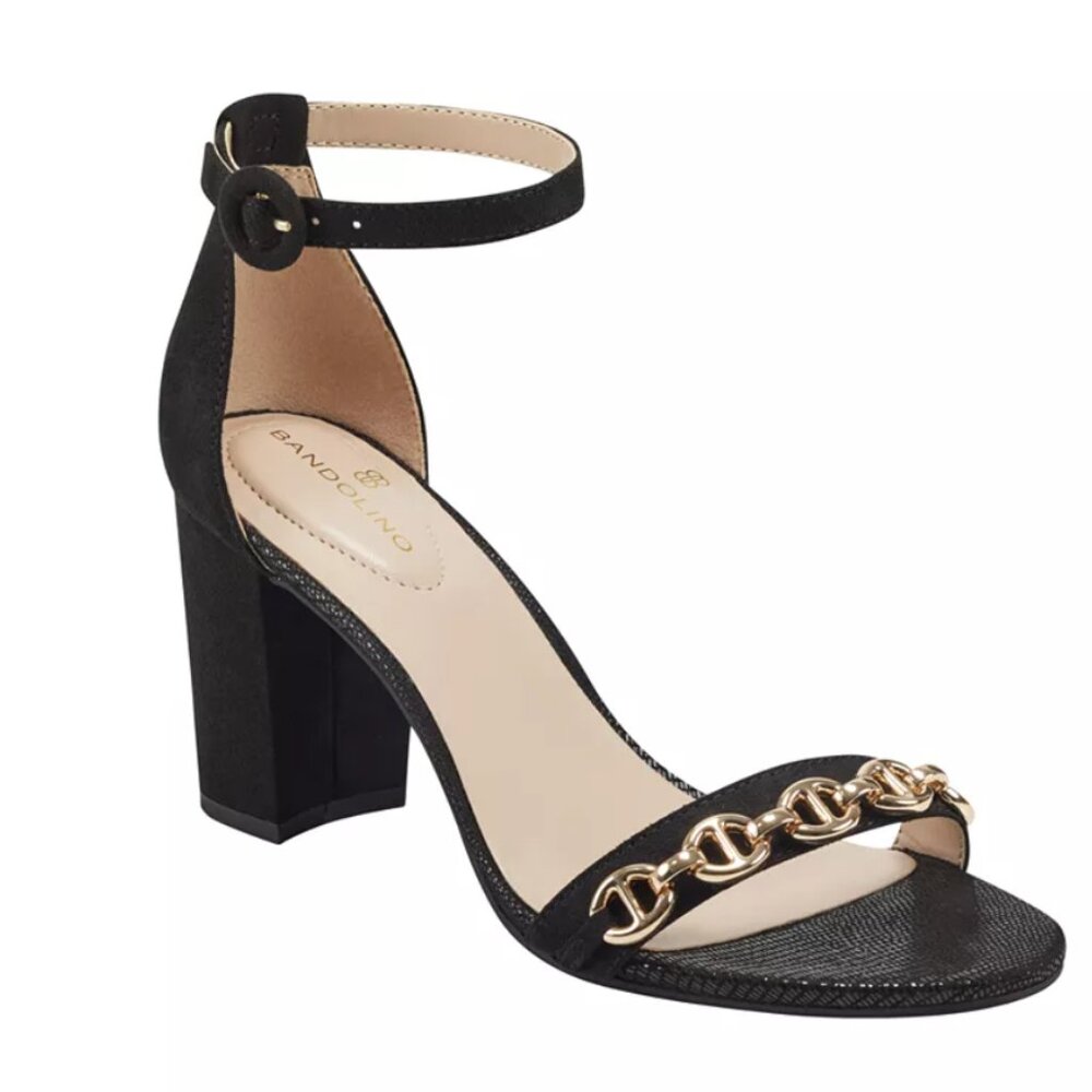 Bandolino Women's Abilyn Dress Sandals $79 - US Size 8 M - Black - 1310